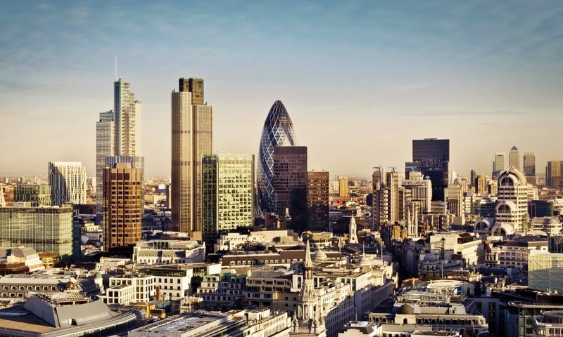 Обои панорама, кэнэри-уорф, великобритания, деловой квартал, канэри-уорф, лондон, город, небоскребы, дома, англия, здания, panorama, canary wharf, uk, london, the city, skyscrapers, home, england, building разрешение 2560x1600 Загрузить