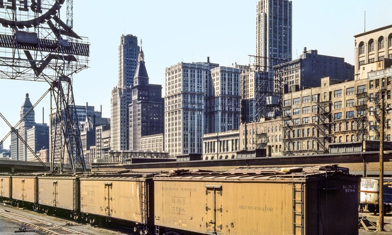 Обои сша, иллинойс, чикаго, van buren street station, illinois central railroad, usa, il, chicago разрешение 2200x1643 Загрузить