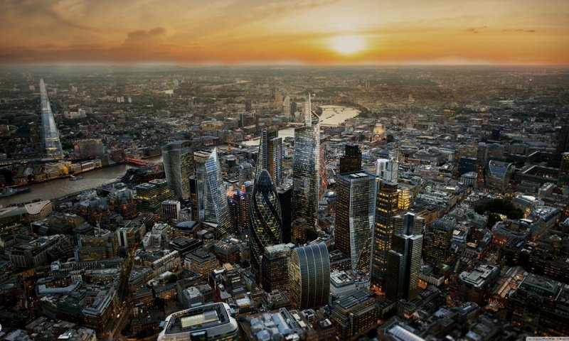 Обои панорама, лондон, город, мегаполис, англия, небоскрёб, panorama, london, the city, megapolis, england, skyscraper разрешение 3840x2160 Загрузить