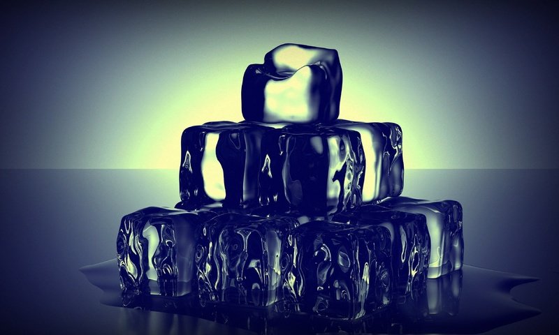 Обои вода, лёд, кубики льда, water, ice, ice cubes разрешение 3840x2160 Загрузить