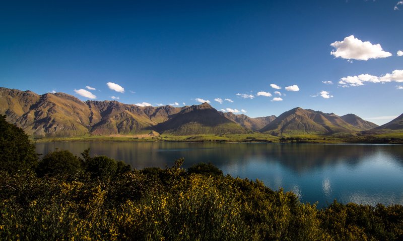 Обои вода, озеро, горы, природа, новая зеландия, water, lake, mountains, nature, new zealand разрешение 2560x1600 Загрузить