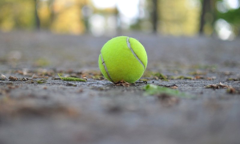 Обои макро, мяч, теннис, теннисный мяч, macro, the ball, tennis, tennis ball разрешение 2880x1800 Загрузить