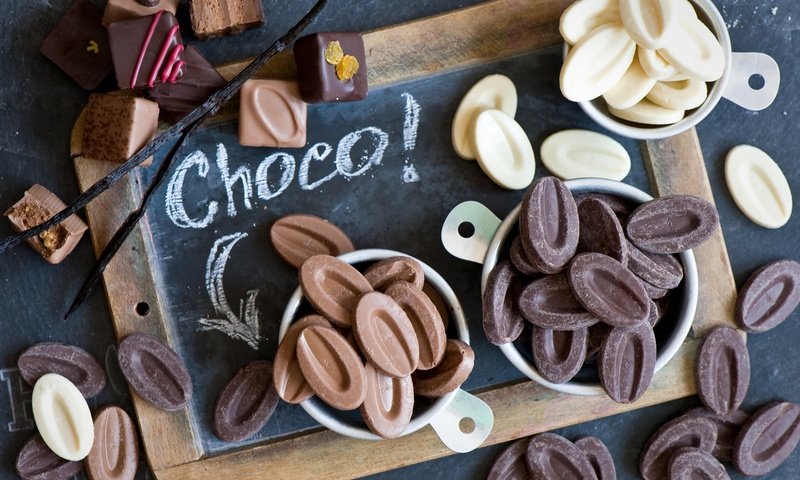Обои конфеты, сладости, шоколад, шоколадные конфеты, candy, sweets, chocolate, chocolates разрешение 1920x1080 Загрузить