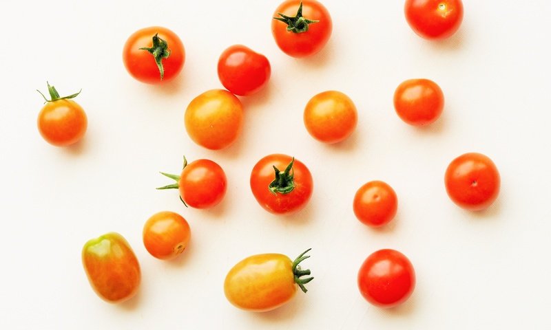 Обои белый фон, овощи, помидоры, томаты, черри, white background, vegetables, tomatoes, cherry разрешение 4608x3456 Загрузить