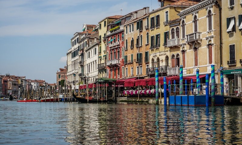 Обои вода, венеция, канал, италия, гранд-канал, water, venice, channel, italy, the grand canal разрешение 6000x4000 Загрузить