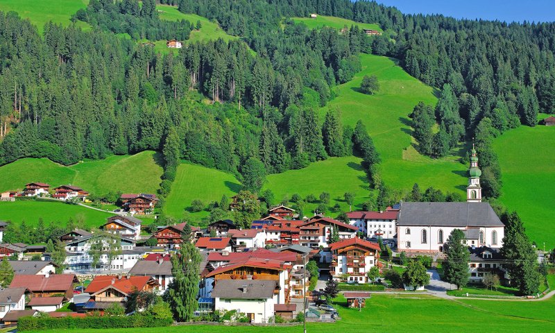 Обои город, германия, оберау, the city, germany, oberau разрешение 3840x2400 Загрузить