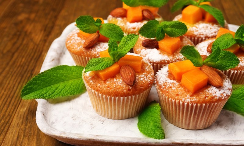 Обои выпечка, десерт, кексы, cakes, dessert, cupcakes разрешение 1920x1200 Загрузить