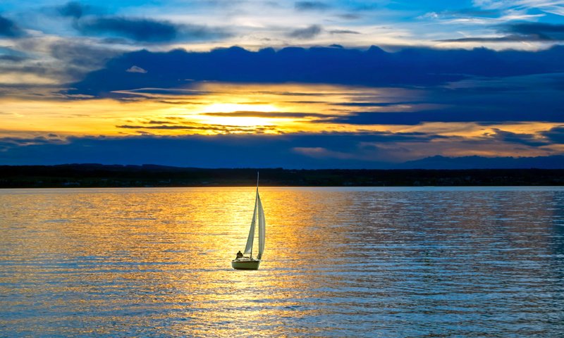 Обои закат, море, яхта, 3, sunset, sea, yacht разрешение 4592x3061 Загрузить