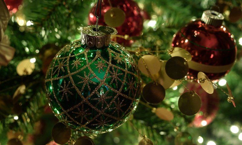Обои новый год, елка, шары, рождество, елочные игрушки, new year, tree, balls, christmas, christmas decorations разрешение 1920x1200 Загрузить