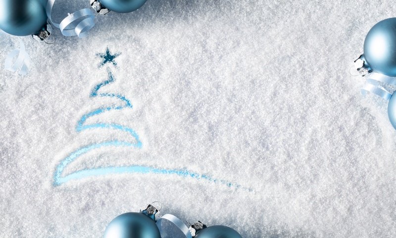 Обои снег, новый год, рождество, ёлочка, snow, new year, christmas, herringbone разрешение 2880x1800 Загрузить