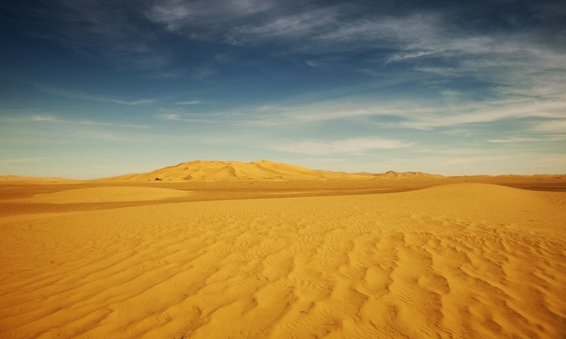 Обои небо, облака, пейзаж, песок, пустыня, the sky, clouds, landscape, sand, desert разрешение 1920x1200 Загрузить