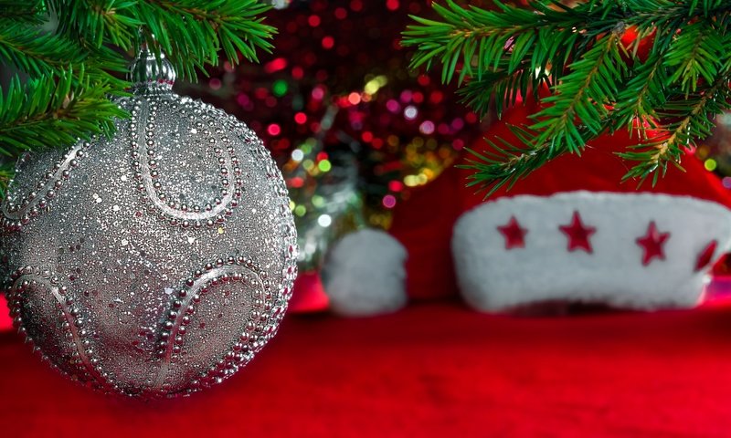 Обои новый год, елка, украшения, шар, рождество, new year, tree, decoration, ball, christmas разрешение 2880x1800 Загрузить