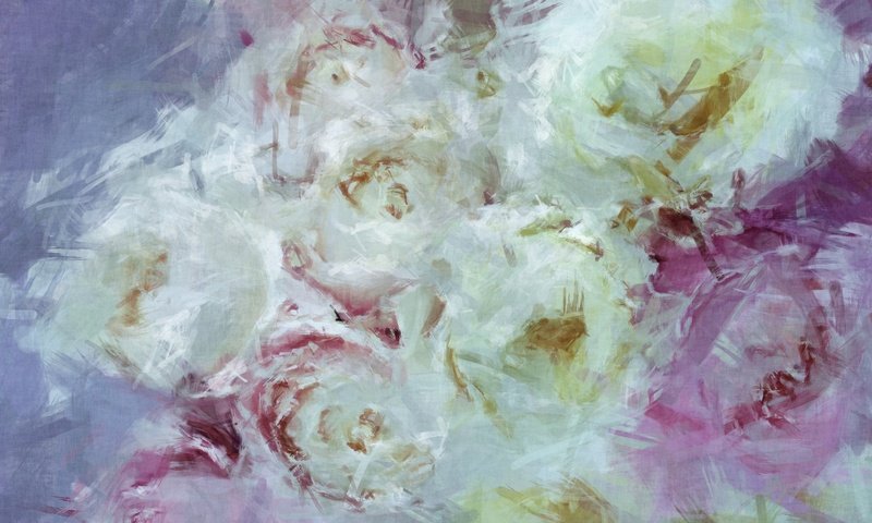 Обои цветы, искусство, акварель, flowers, art, watercolor разрешение 1920x1200 Загрузить