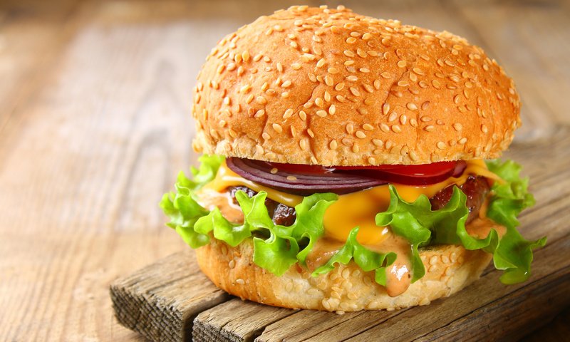 Обои бутерброд, гамбургер, сыр, мясо, салат, чизбургер, sandwich, hamburger, cheese, meat, salad, cheeseburger разрешение 5145x3430 Загрузить
