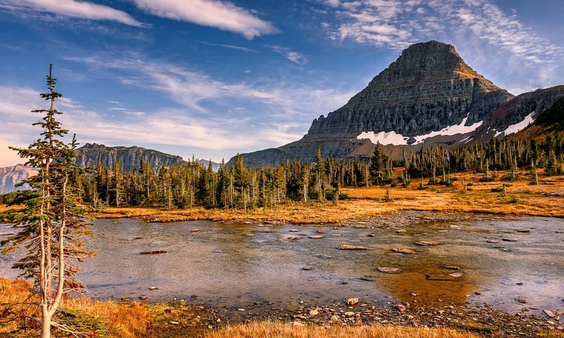 Обои река, горы, природа, лес, озёра, реки, river, mountains, nature, forest, lake разрешение 1920x1080 Загрузить