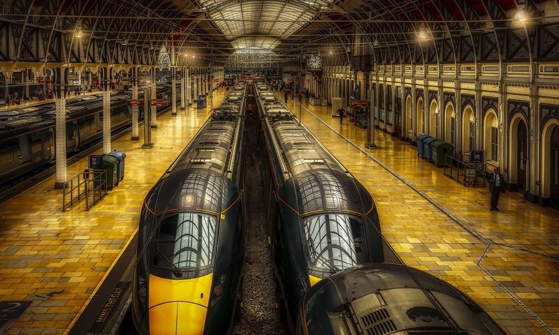 Обои лондон, поезда, зал, англия, paddington station, вокзал паддингтон, london, trains, hall, england разрешение 2048x1348 Загрузить