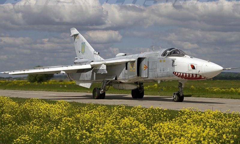 Обои бомбардировщик, су-24, украина, ато, ukraine air force, bomber, su-24, ukraine, ato разрешение 1920x1080 Загрузить