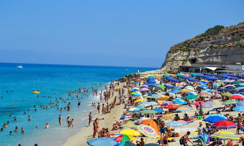 Обои море, пляж, италия, sea, beach, italy разрешение 2048x1365 Загрузить
