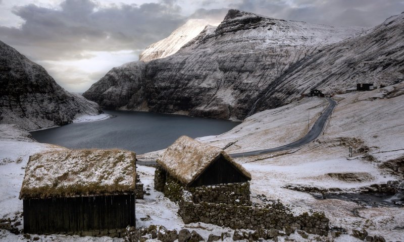 Обои природа, фарерские острова, nature, faroe islands разрешение 3840x2160 Загрузить