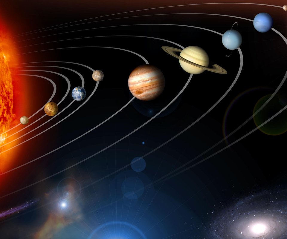 Обои солнце, космос, планета, планеты, орбита, пространство, система, космическая, orbita, на солнце, the sun, space, planet, orbit, system разрешение 2560x1600 Загрузить