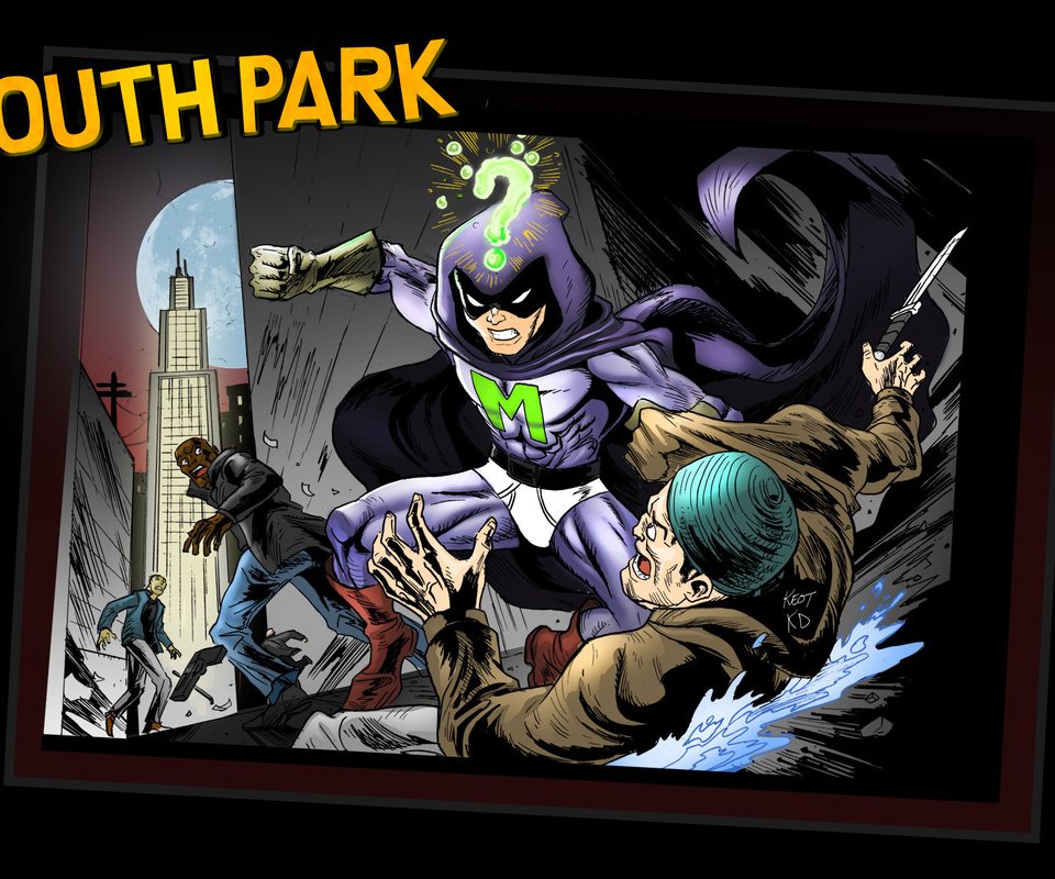 Обои мистерион, супер герой, комикс, южный парк, mysterion, super hero, comic, south park разрешение 1920x1200 Загрузить