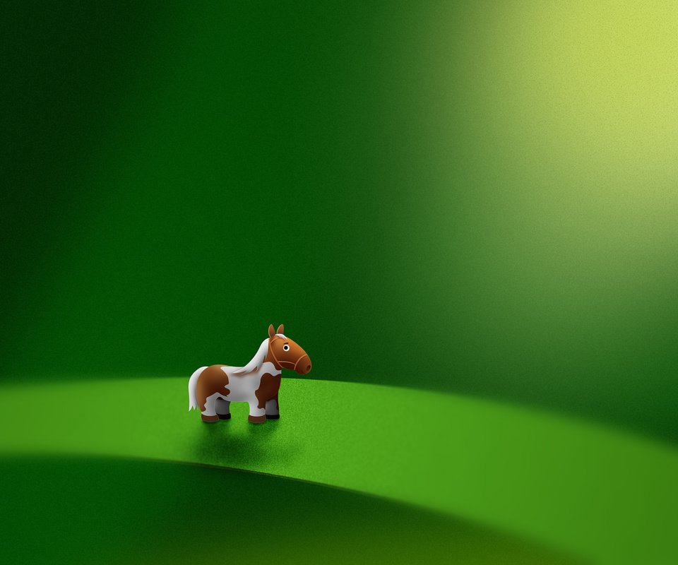 Обои лошадь, зелёный, лист, пони, микро, horse, green, sheet, pony, micro разрешение 2560x1600 Загрузить