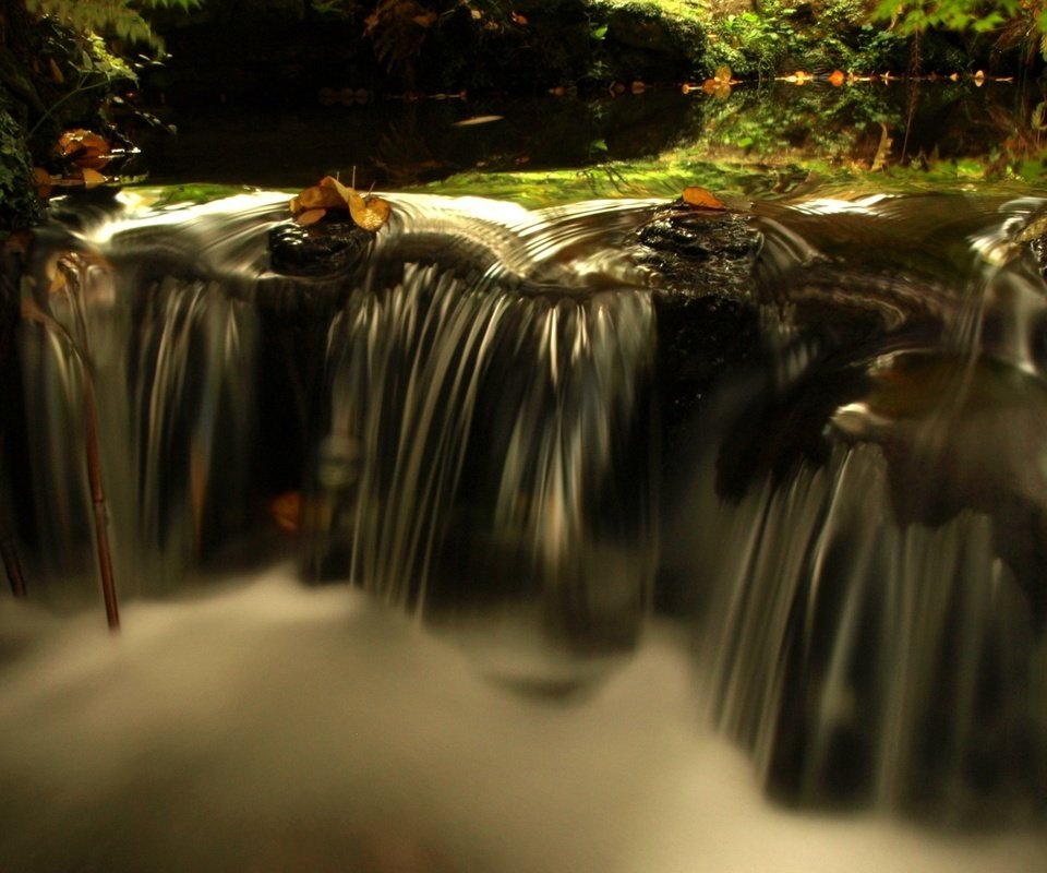 Обои вода, природа, поток, water, nature, stream разрешение 1920x1200 Загрузить