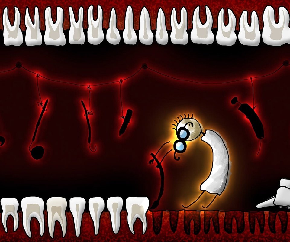 Обои стоматолог, зубы, юмор, dentist, teeth, humor разрешение 2560x1600 Загрузить