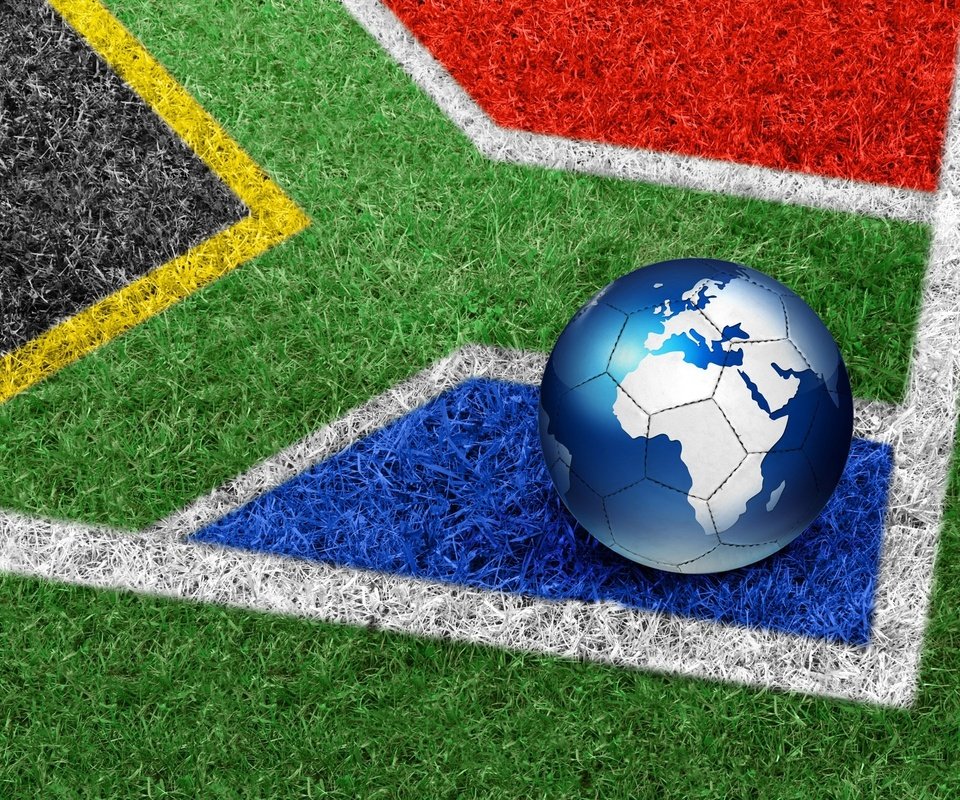 Обои трава, мяч, чм по футболу 2010, юар, grass, the ball, world cup 2010, south africa разрешение 2560x1600 Загрузить