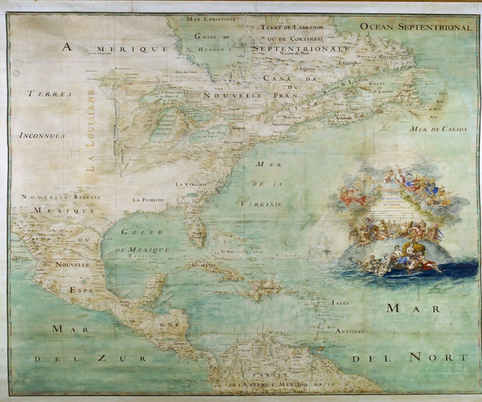 Обои карта, старая карта, северная америка, map, old map, north america разрешение 3950x3160 Загрузить