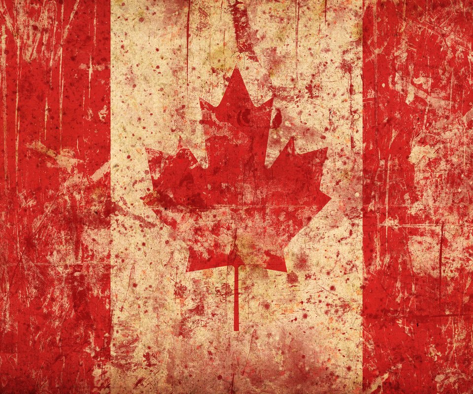 Обои флаг, канада, кленовый лист, flag, canada, maple leaf разрешение 2560x1600 Загрузить