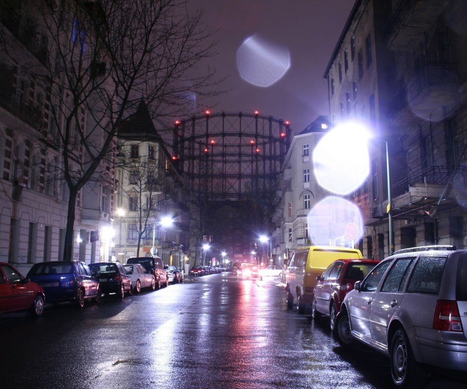 Обои дорога, ночь, дома, дождь, машины, mighty gasholder in the rain at night, road, night, home, rain, machine, mighty gasholder are in the rain at night разрешение 2048x1365 Загрузить