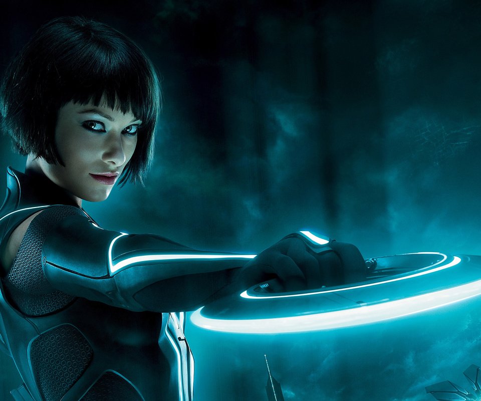 Обои диск, tron, оливия, оливия yайлд, disk, olivia, olivia wilde разрешение 3470x2550 Загрузить