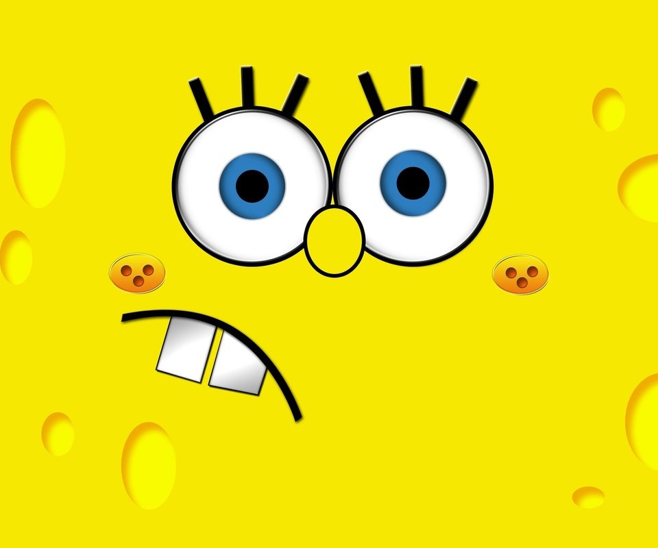 Обои желтый, рожа, губка, боб, губка боб и патрик, yellow, mug, sponge, bob, spongebob and patrick разрешение 2560x1600 Загрузить