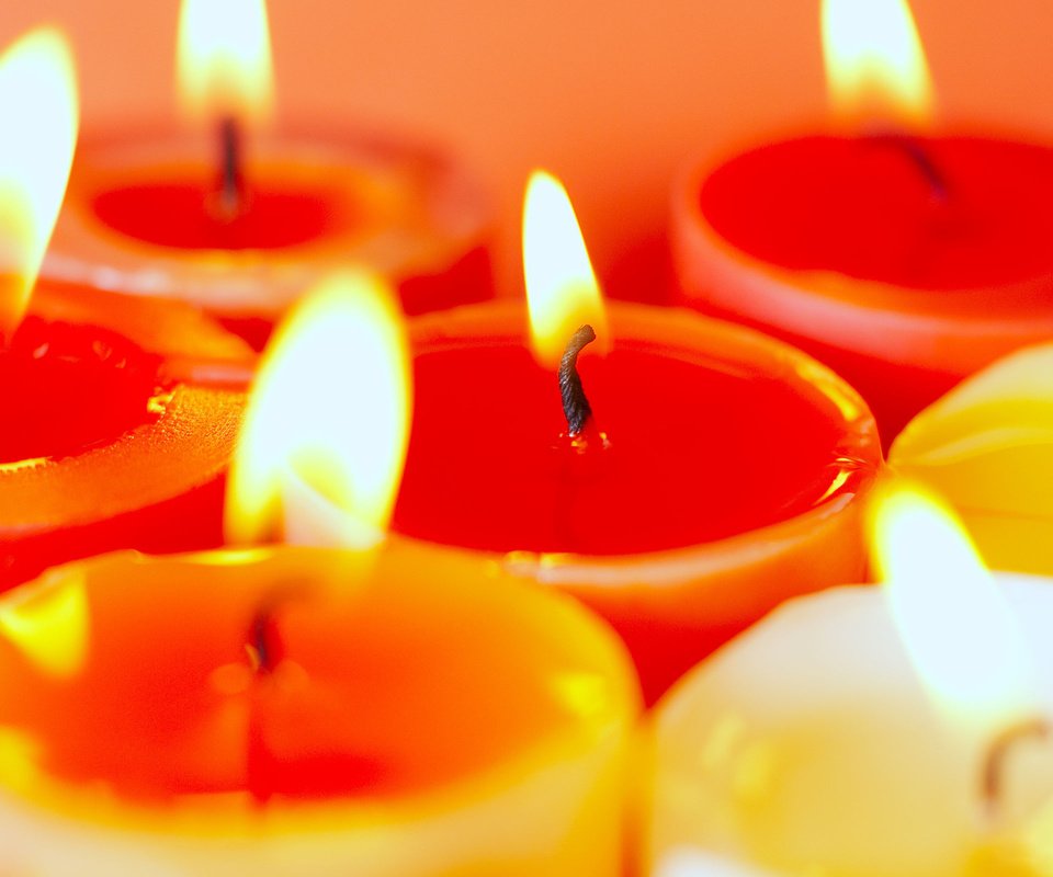 Обои свечи, пламя, огонь, candles, flame, fire разрешение 2560x1600 Загрузить