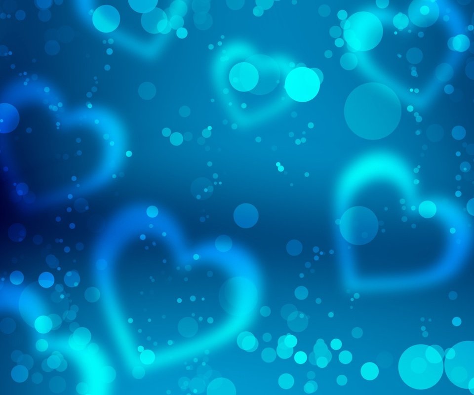 Обои фон, синий, сердца, background, blue, heart разрешение 1920x1440 Загрузить