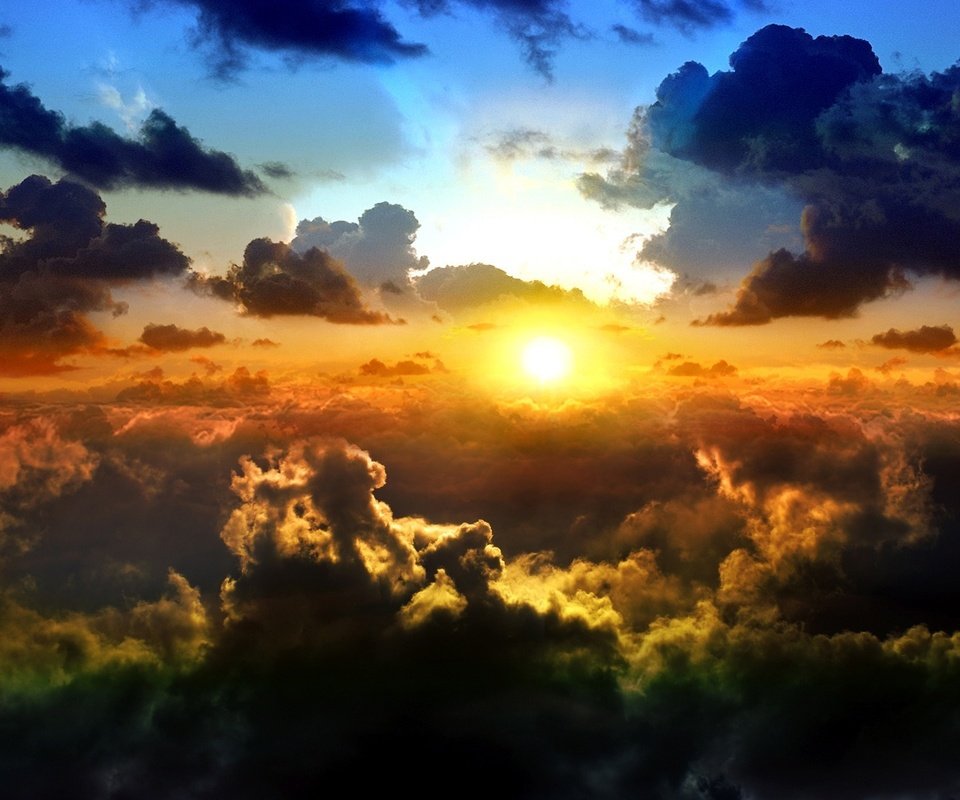 Обои небо, облака, солнце, обои, пейзаж, неба, the sky, clouds, the sun, wallpaper, landscape, sky разрешение 1920x1200 Загрузить