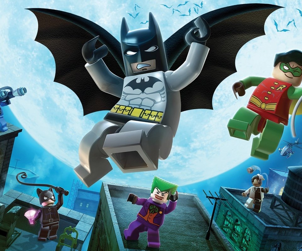 Обои лего, бэтмэн, герои, lego, batman, heroes разрешение 1920x1200 Загрузить