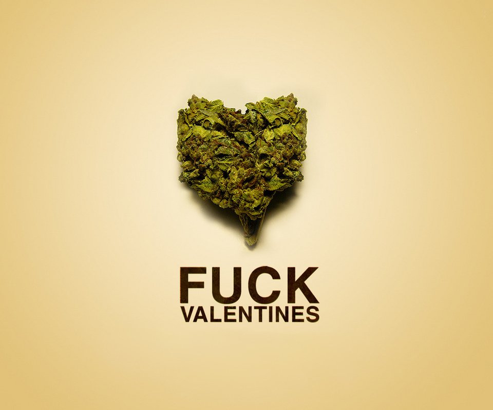 Обои fuck, марихуана, валентинки, marijuana, valentines разрешение 1920x1200 Загрузить