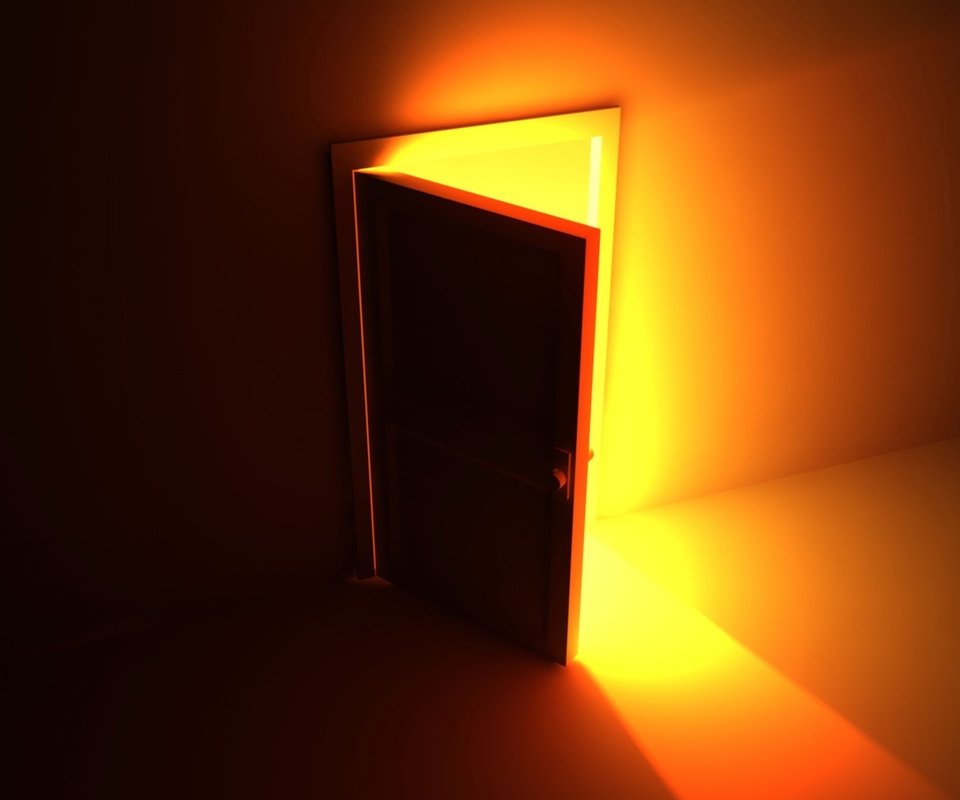 Обои свет, желтый, дверь, light, yellow, the door разрешение 1920x1440 Загрузить