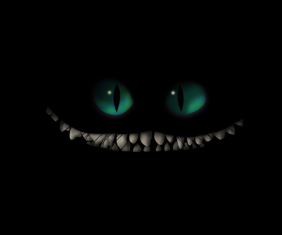 Обои улыбка, кот, чеширский кот, smile, cat, cheshire cat разрешение 2560x1600 Загрузить