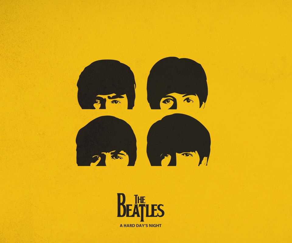 Обои желтый, битлз, обложка, yellow, the beatles, cover разрешение 1920x1080 Загрузить