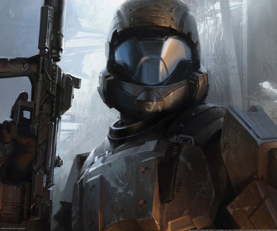 Обои нимб, odst, игруха, halo, . разрешение 1921x1200 Загрузить