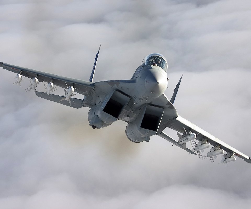 Обои самолет, истребитель, миг-35, the plane, fighter, the mig-35 разрешение 2560x1600 Загрузить