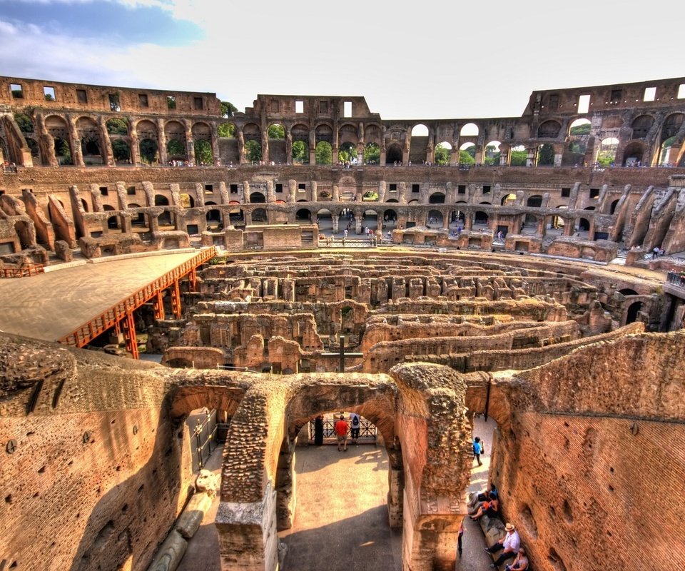 Обои италия, колизей, рим, italy, colosseum, rome разрешение 1920x1200 Загрузить