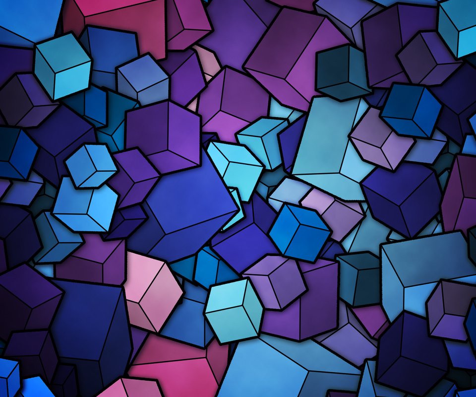 Обои цвета, вектор, кубики, фигуры, color, vector, cubes, figure разрешение 2560x1600 Загрузить