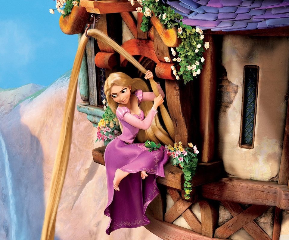 Обои рапунцель, принцесса, рапунцель: запутанная история, rapunzel, princess, rapunzel: a tangled tale разрешение 1920x1080 Загрузить