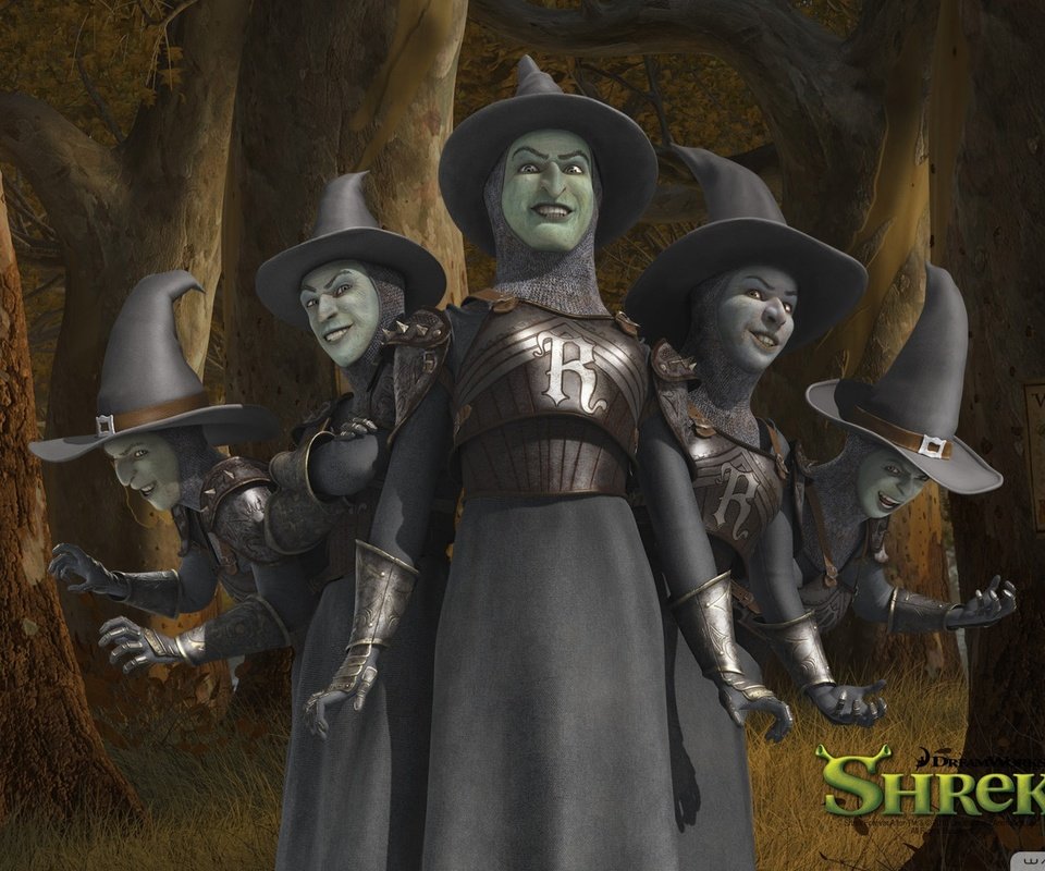 Обои ведьмы, шрек, witches, shrek разрешение 1920x1080 Загрузить