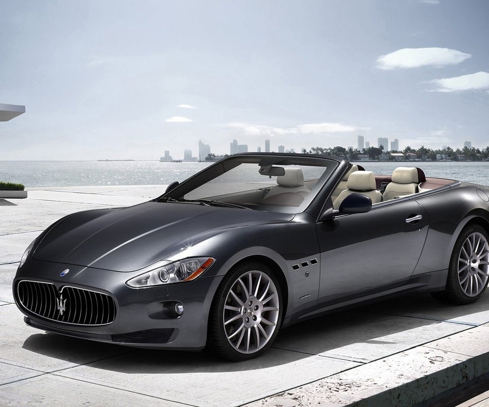 Обои море, кабриолет, мазерати, sea, convertible, maserati разрешение 1920x1200 Загрузить