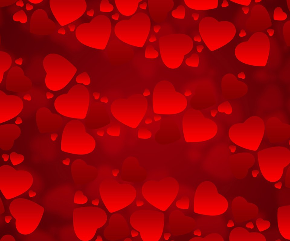 Обои текстура, сердечки, красный фон, texture, hearts, red background разрешение 2560x1600 Загрузить